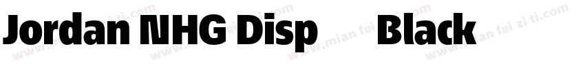 Jordan NHG Disp 95 Black字体转换
